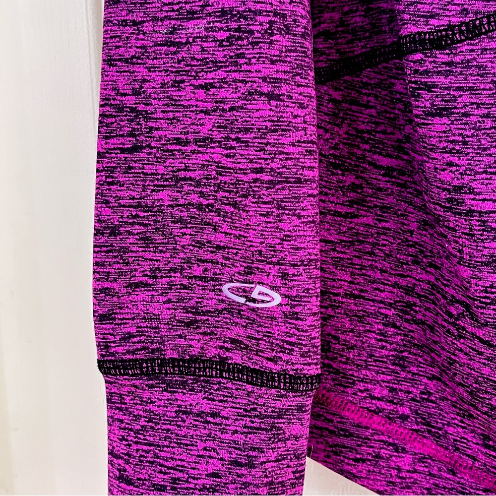 🌸3/$25 Target C9 Champion Duo Dry Zip-Up Space-dye Purple & Black Hoodie, Size S - Picture 6 of 13